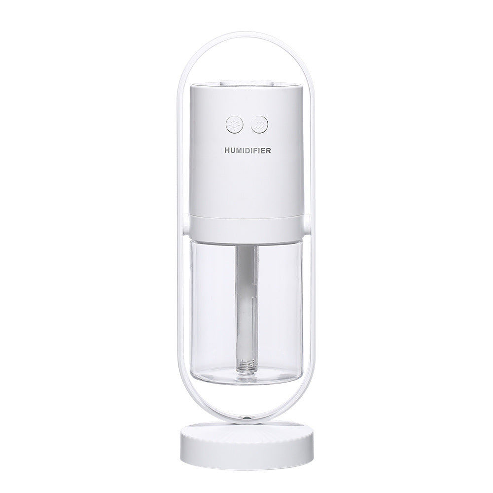 Umidificador de Ar USB com Projeção de Luz Noturna – Ultrassônico, Purificador de Ar para Casa, Carro e Escritório