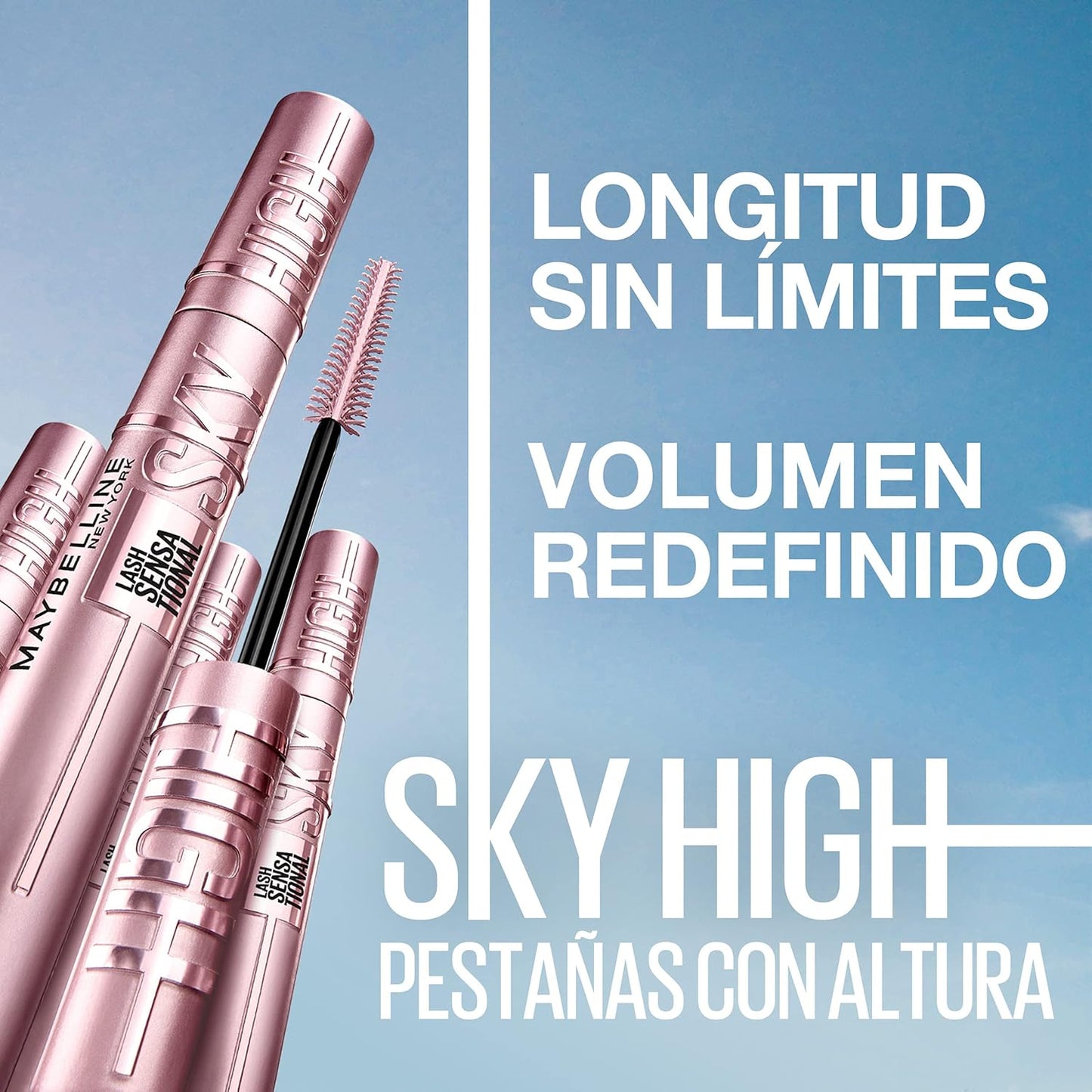 Maybelline Lash Sensational Sky High Máscara de Pestanas | Preto | 7,2ml