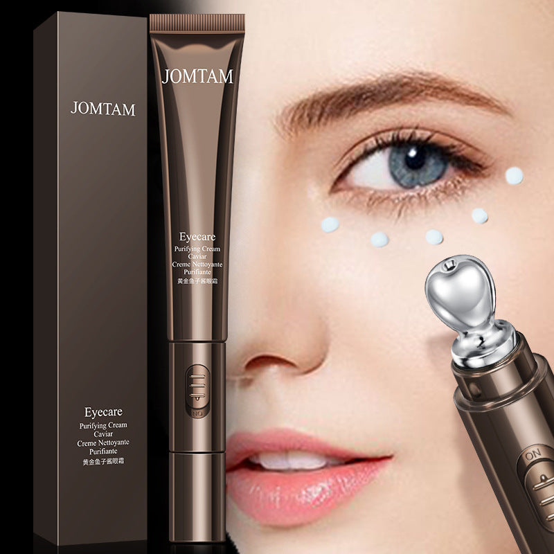 Creme Olhos Revitalizante Ouro Caviar 20g - Anti-Rugas Olheiras Colagénio Premium