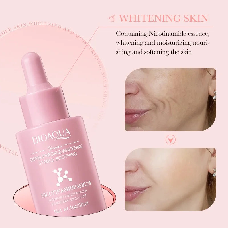 Sérum Niacinamida BIOAQUA 30ml | Clareador que Reduz Manchas e Ilumina
