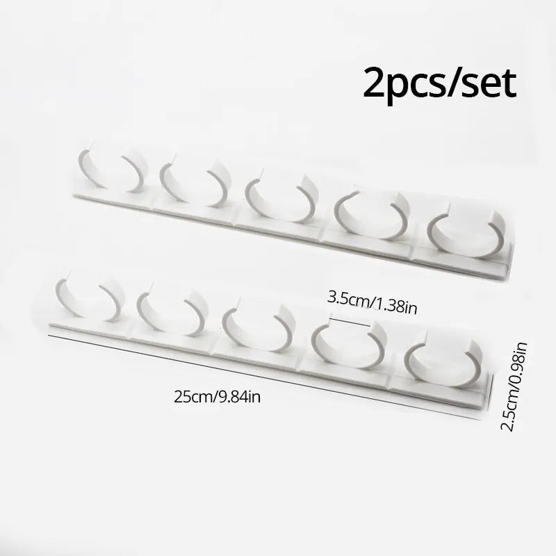 Suporte de Parede para Especiarias e Temperos - 2 Peças Cinza