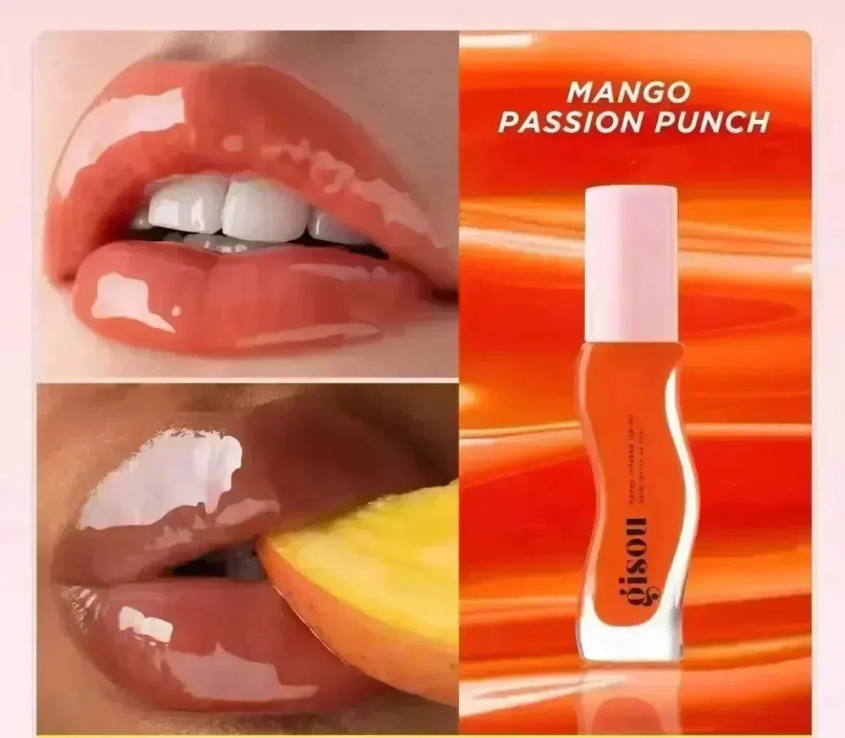 Gisou Lip Balm Óleo Labial Glazed Plum – Hidratação, Volume e Brilho para Lábios Perfeitos
