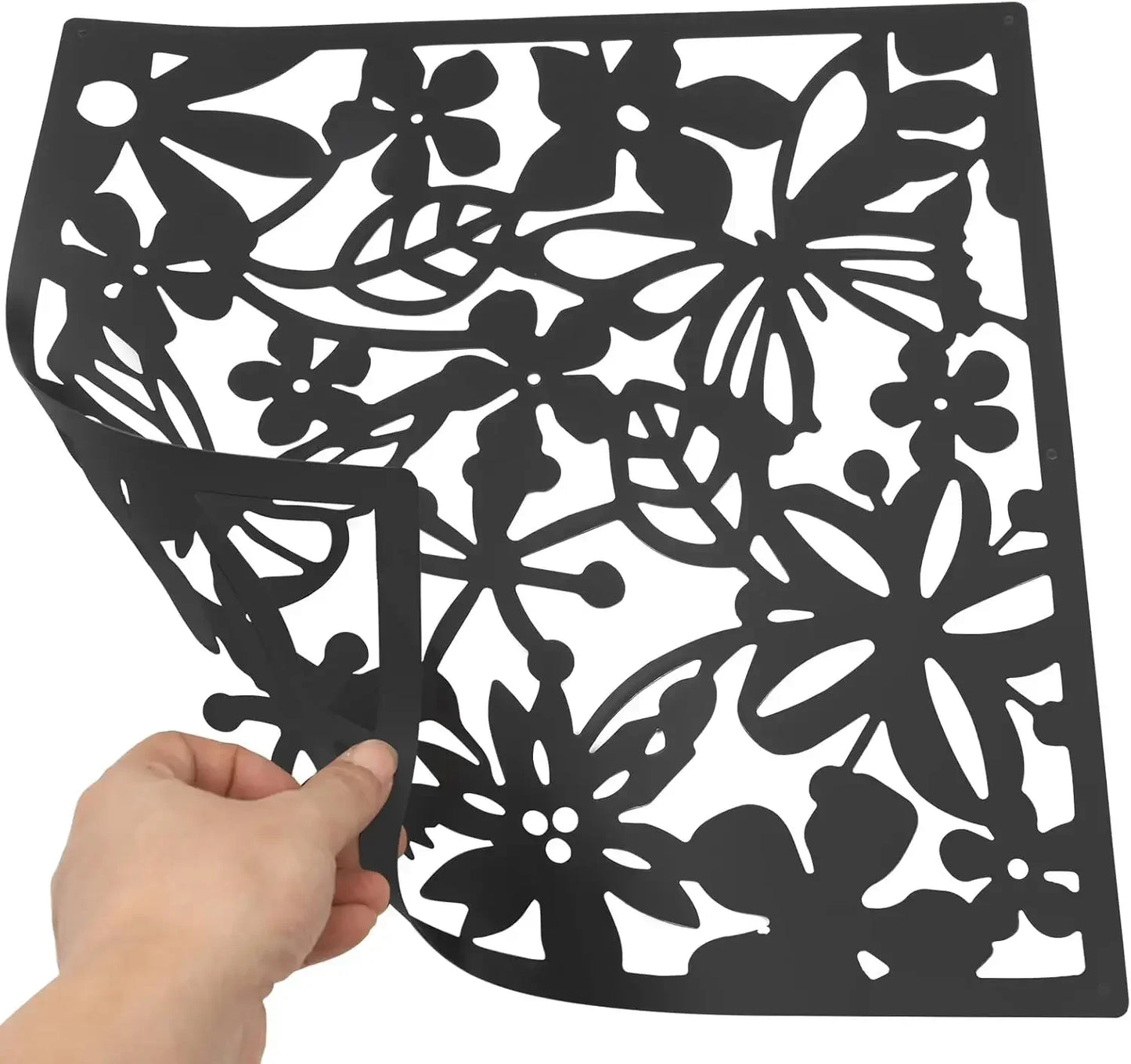 Divisória Decorativa Borboletas 12 Peças PP - Biombo Parede 1,92m²