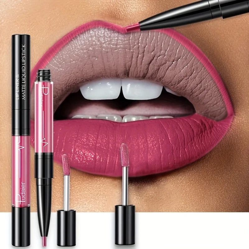 Delineador Labial À Prova de Água – Alta Pigmentação | Longa Duração | Resistente ao Suor | Contorno Perfeito