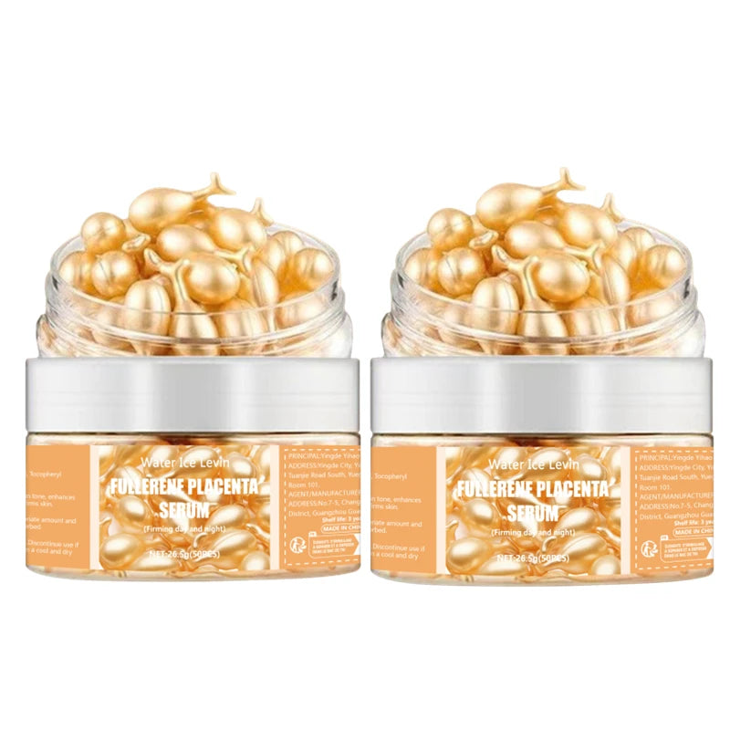 Cápsulas de Soro de Colágeno 50pcs | Anti-Rugas e Firmeza para Pele Jovem