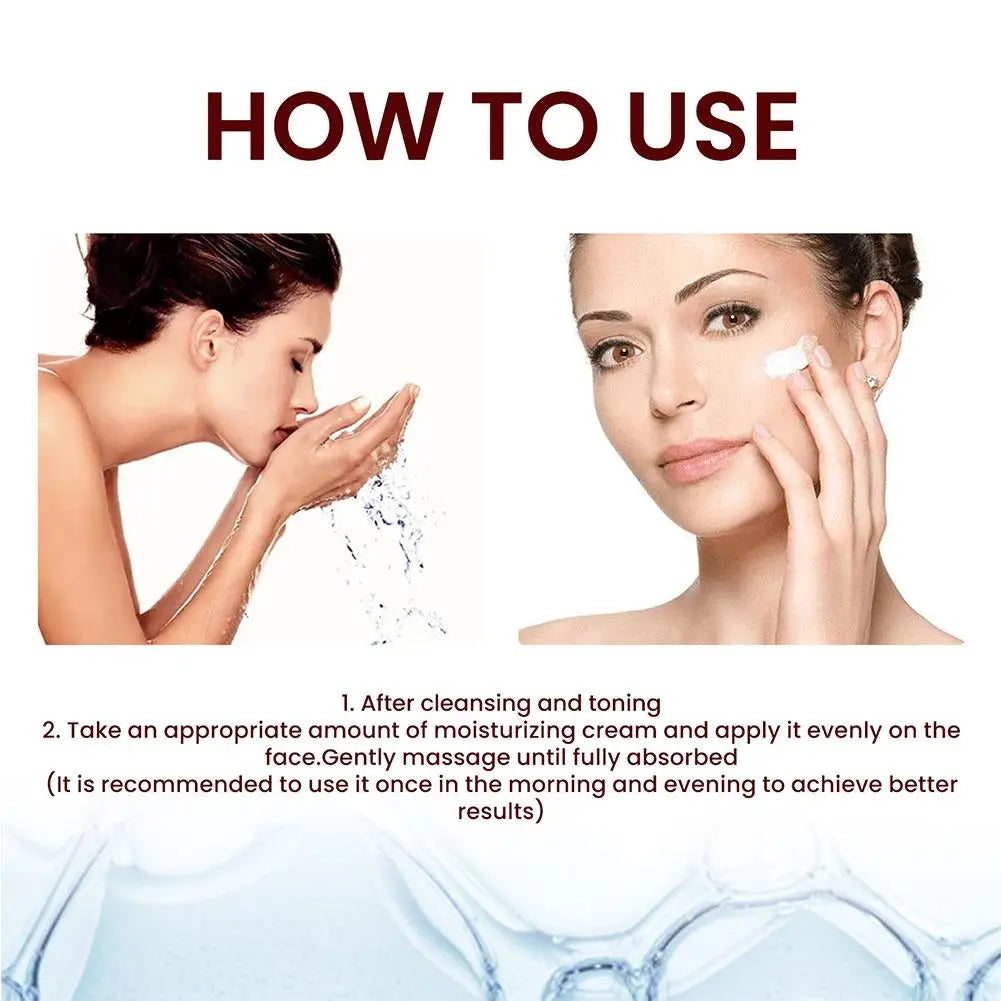 Creme Facial Arroz Branco 1/2/3 Unidades | Essência Iluminadora e Hidratante Leve