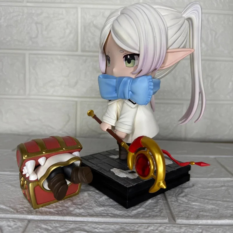 Figura Anime Lillian Roupa Inverno 18cm – Modelo Decorativo Artesanal Personagem Colecionável