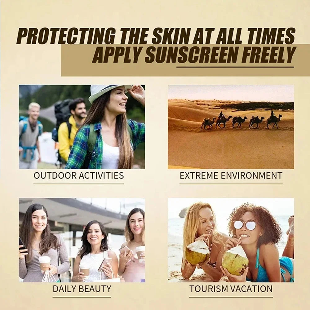 Protetor Solar Coreano Arroz SPF50++50ml – Hidratante Leve Sem Óleo Rosto e Corpo