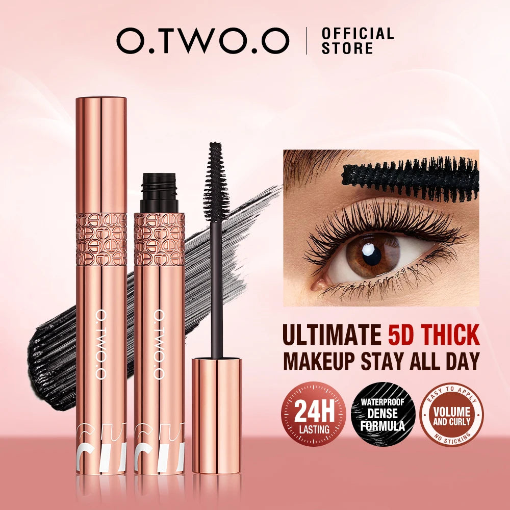 Máscara Waterproof 4D Silk Fiber O.TWO.O | Volume, Curvatura e Extensão de Pestanas