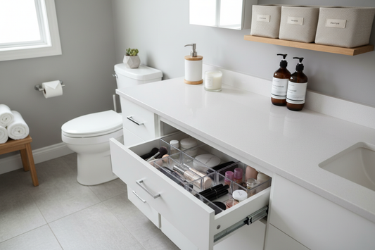 Antes e Depois: Casa de Banho Organizada com Apenas 40 Euros