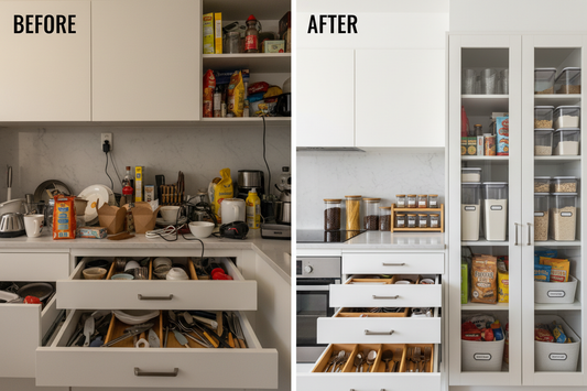 Antes e Depois: Transformei a Minha Cozinha em 1 Dia (Sem Gastar Muito)