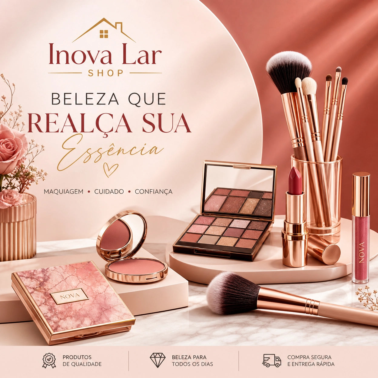 Maquilhagem e Cosméticos Essenciais