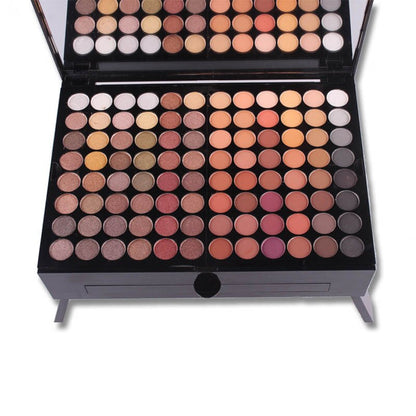 Paleta de Maquilhagem 180 Cores Formato Piano – Sombras, Blush e Pó Compacto | Set Completo Personalizado