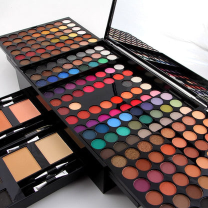 Paleta de Maquilhagem 180 Cores Formato Piano – Sombras, Blush e Pó Compacto | Set Completo Personalizado