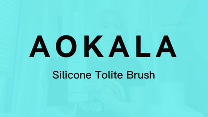 Escova Sanitária Aokala com Suporte | Design Elegante e Ergonómico para Casa de Banho