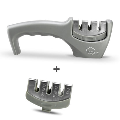 Afiador de Facas Profissional | Pedra de Tungstênio e Diamante