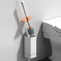 Escova Sanitária Aokala com Suporte | Design Elegante e Ergonómico para Casa de Banho