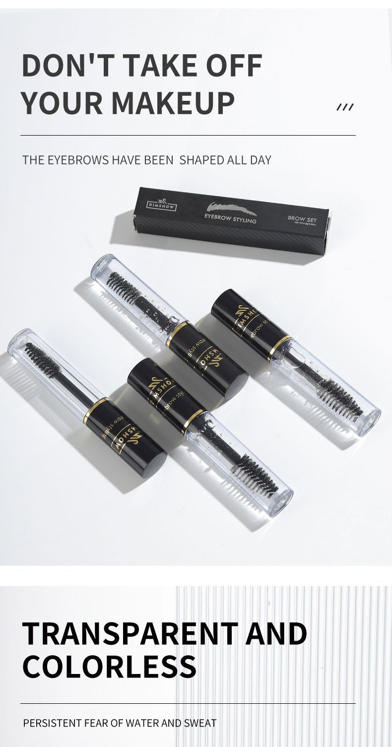 DIMSHOW Gel para Sobrancelhas – À Prova de Água | Longa Duração | Resistente ao Suor | Fixação Perfeita | Presente Ideal para o Dia dos Namorados e Dia da Mãe
