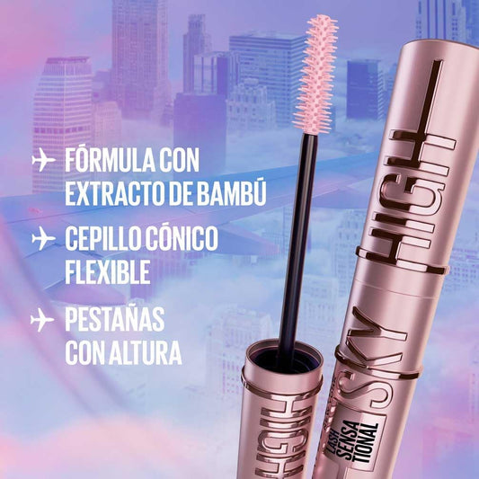 Maybelline Lash Sensational Sky High Máscara de Pestanas | Preto | 7,2 ml