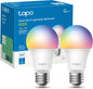Tapo L530E – Lâmpada LED Inteligente Wi-Fi, Multicolor, Regulável, Casquilho E27, 8,7W, 806 lúmenes, Compatível com Alexa e Google Home (Pack de 1)