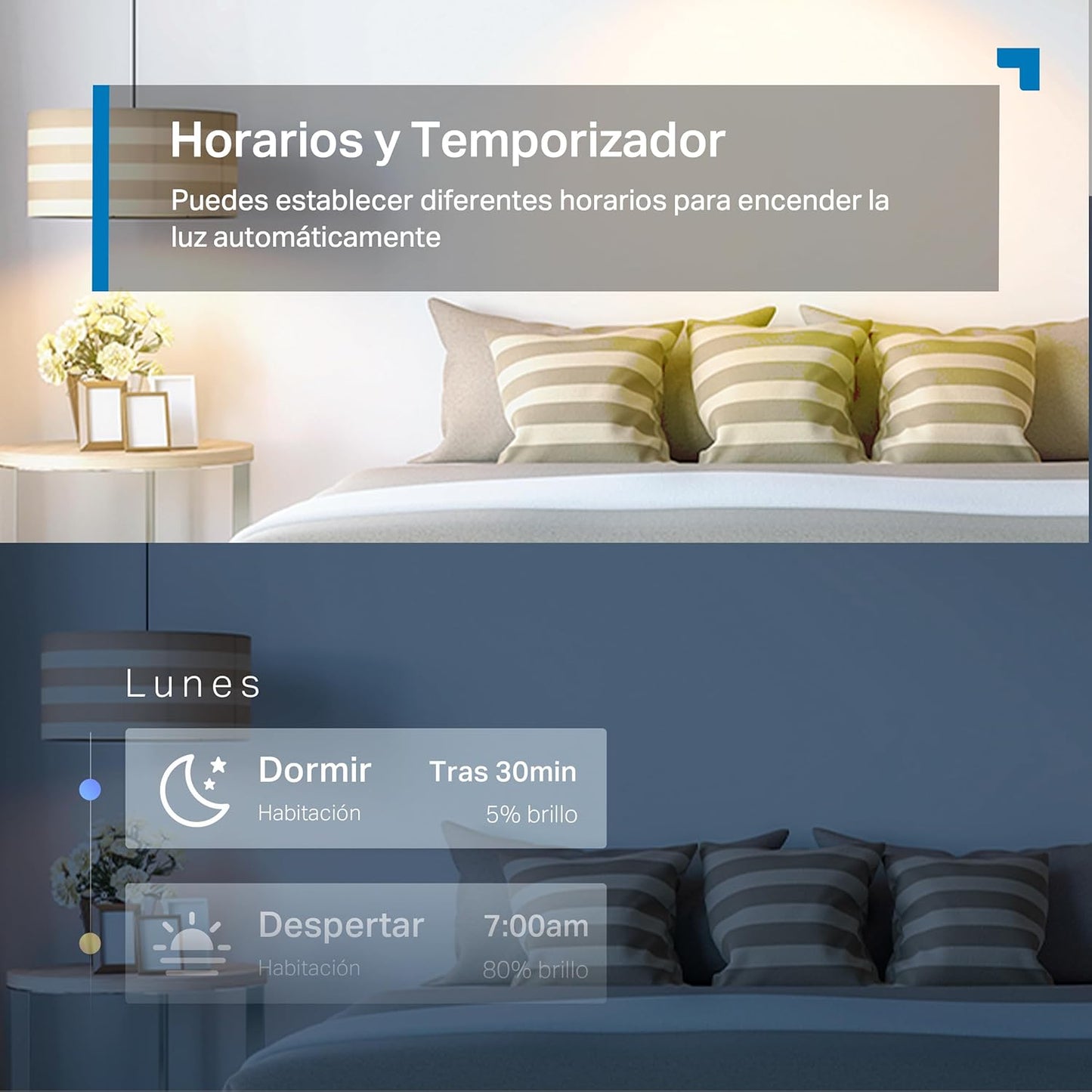 Tapo L530E – Lâmpada LED Inteligente Wi-Fi, Multicolor, Regulável, Casquilho E27, 8,7W, 806 lúmenes, Compatível com Alexa e Google Home (Pack de 1)