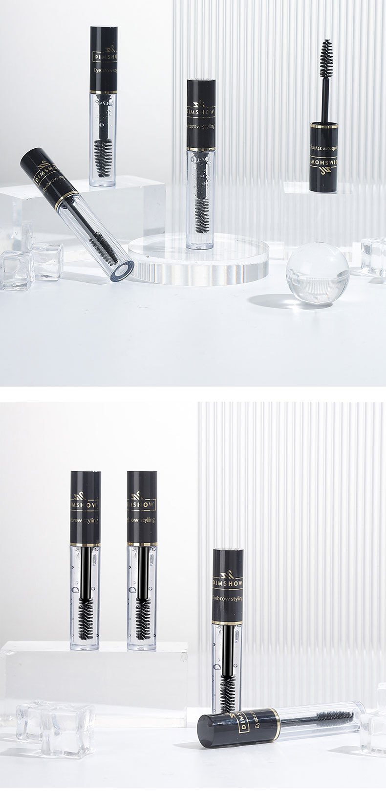 DIMSHOW Gel para Sobrancelhas – À Prova de Água | Longa Duração | Resistente ao Suor | Fixação Perfeita | Presente Ideal para o Dia dos Namorados e Dia da Mãe