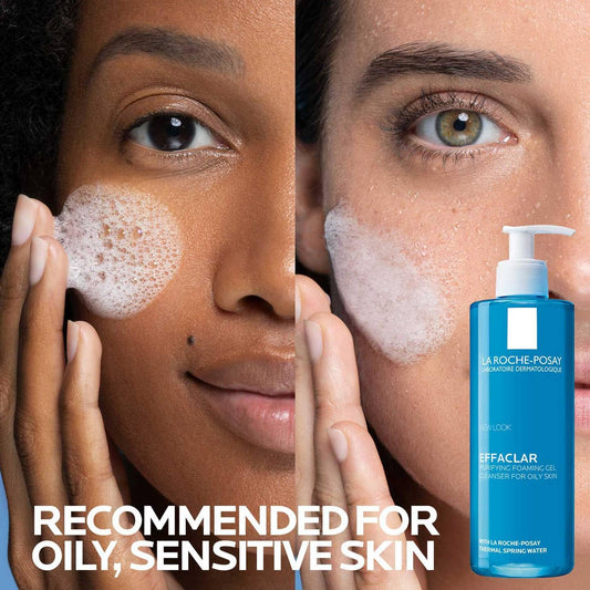 La Roche-Posay Effaclar +M Gel de Limpeza Purificante | Para Pele Oleosa e Acneica | 200ml