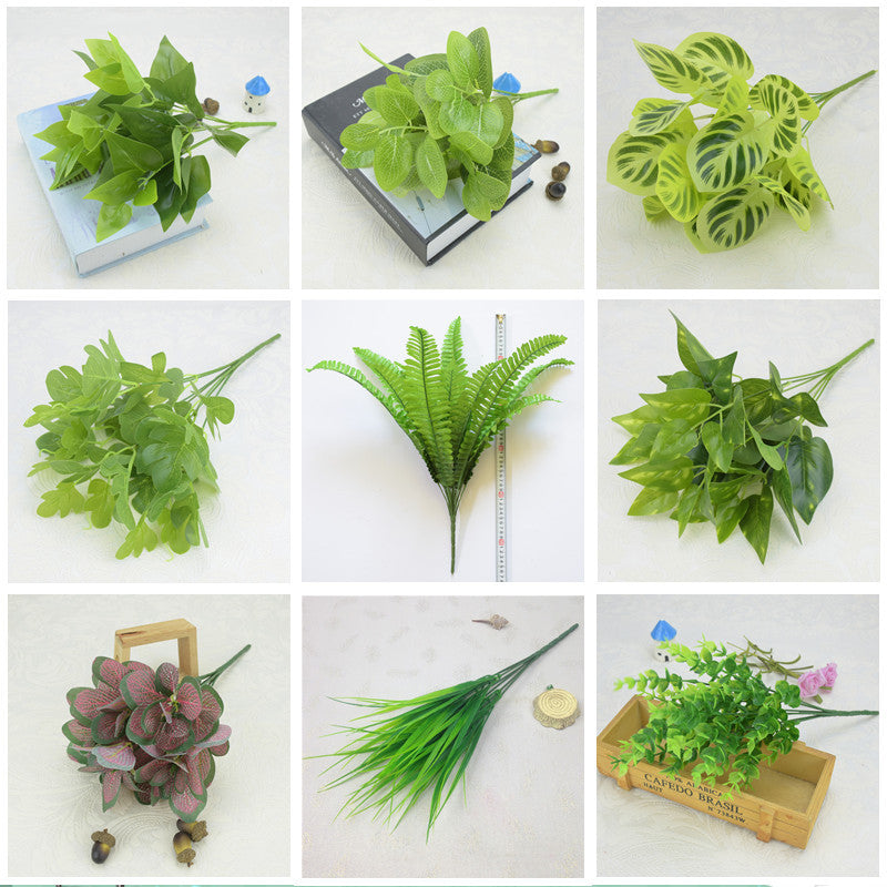 Buquê de Flores Artificiais | Decoração Verde para Vasos e Interiores