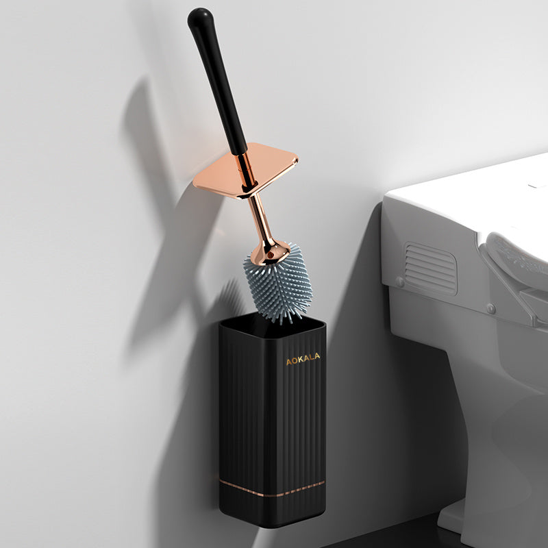 Escova Sanitária Aokala com Suporte | Design Elegante e Ergonómico para Casa de Banho