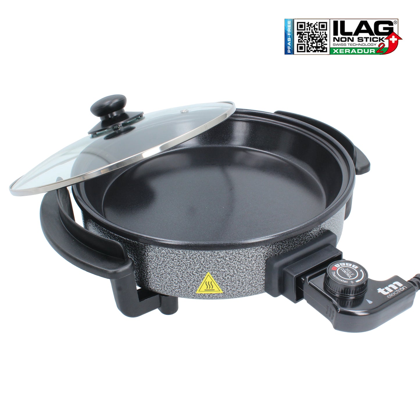Frigideira Elétrica 30cm Antiaderente 1500W | Indução e Gás