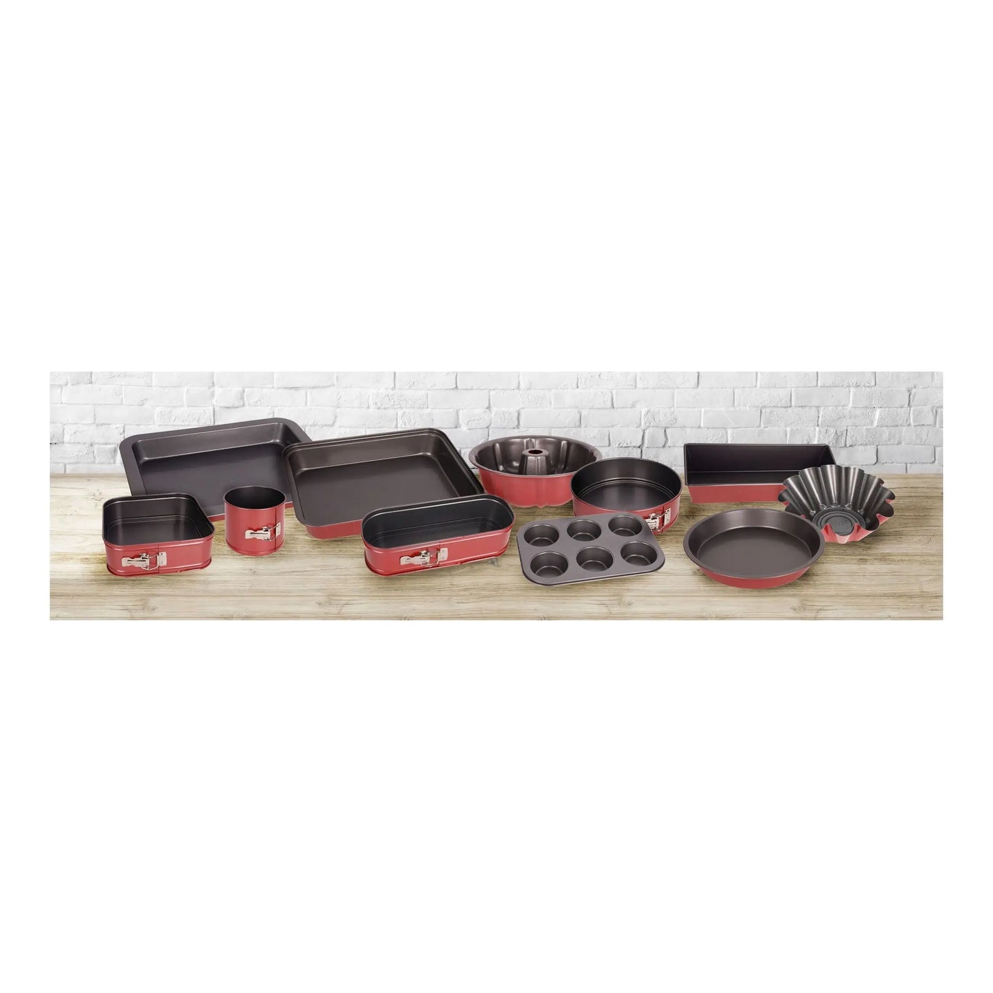 Quttin – Forma de Forno com Fecho 16x13cm | Coleção Cherry | Antiaderente e Resistente | Ideal para Pastelaria Criativa | Fácil de Limpar