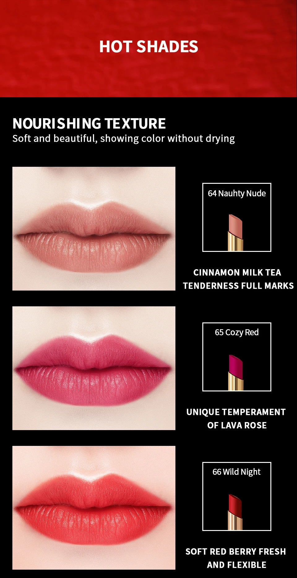 Batom CHARMACY Veludo | 16 Cores Matte de Longa Duração