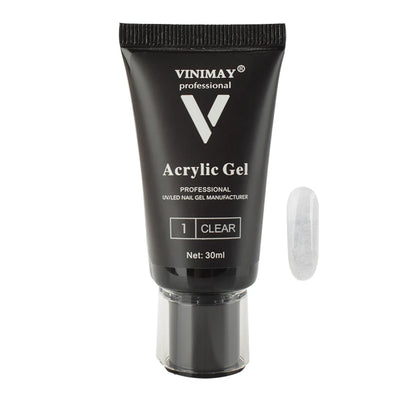 Verniz Gel VINIMAY 30ml Transparente Camuflagem – Construção Rápida Extensão Unhas Cristal UV/LED