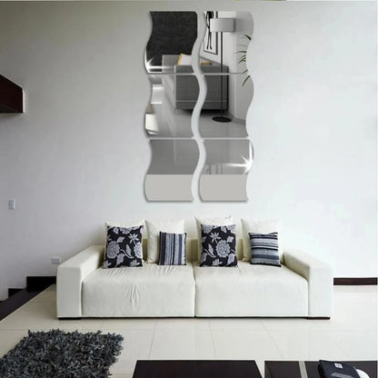 Espelhos Esféricos de Parede 12x10cm | Set de Decoração Moderna