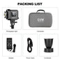 Iluminador LED Profissional 80W GVM SD80D - Softbox Dimmerizável para Fotografia e Vídeo