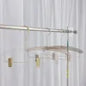 Cabide Acrílico Transparente | Design Moderno com Gancho Metálico