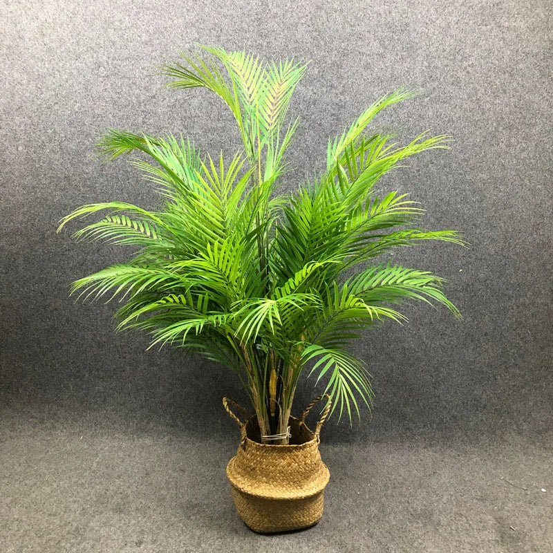 Árvore Palmeira Artificial 125cm | Decoração Tropical Realista para Interiores