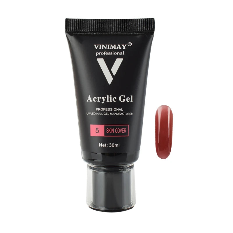 Verniz Gel VINIMAY 30ml Transparente Camuflagem – Construção Rápida Extensão Unhas Cristal UV/LED