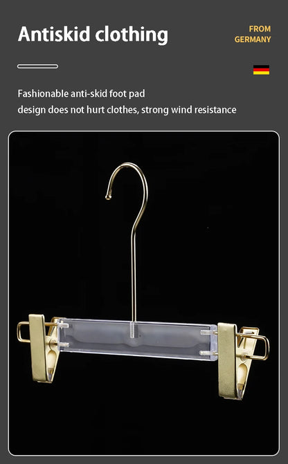 Cabide Acrílico Transparente | Design Moderno com Gancho Metálico