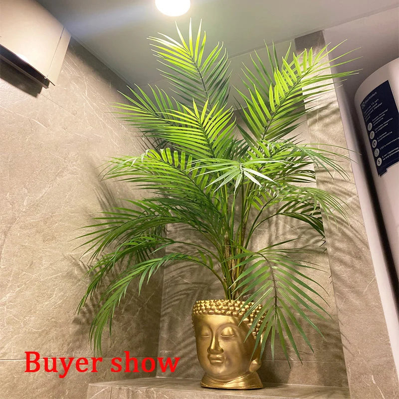 Árvore Palmeira Artificial 125cm | Decoração Tropical Realista para Interiores