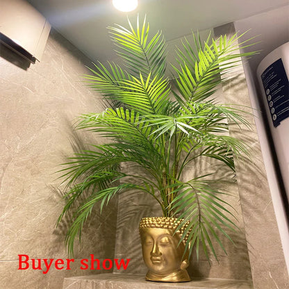 Árvore Palmeira Artificial 125cm | Decoração Tropical Realista para Interiores