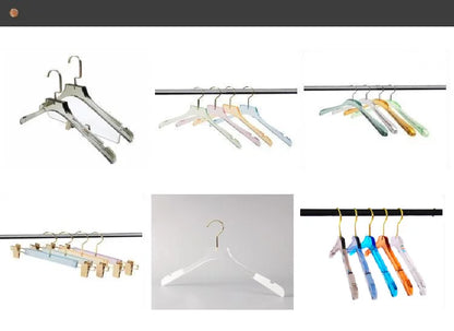 Cabide Acrílico Transparente | Design Moderno com Gancho Metálico
