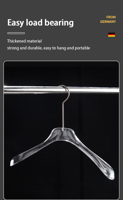Cabide Acrílico Transparente | Design Moderno com Gancho Metálico