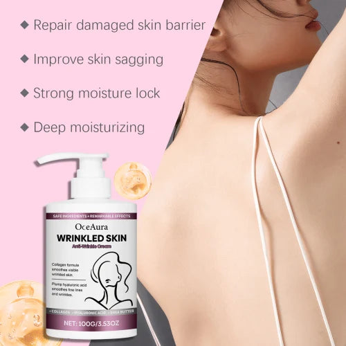 Creme Corporal OceAura Hidratante | Pele Macia, Firme e Não Pegajosa