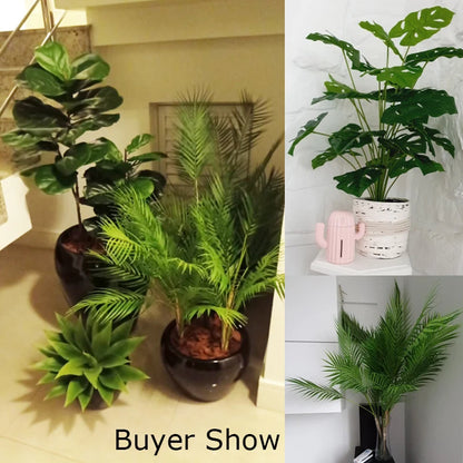 Árvore Palmeira Artificial 125cm | Decoração Tropical Realista para Interiores