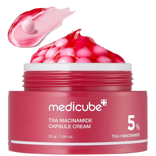 Creme Medicube TXA Niacinamide Capsule - Hidratante Luminosidade Dupla 99% Ácido Puro Skincare Coreano