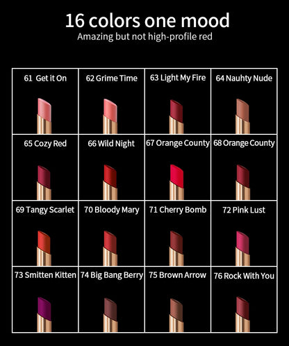 Batom CHARMACY Veludo | 16 Cores Matte de Longa Duração