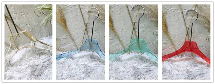 Cabide Acrílico Transparente | Design Moderno com Gancho Metálico