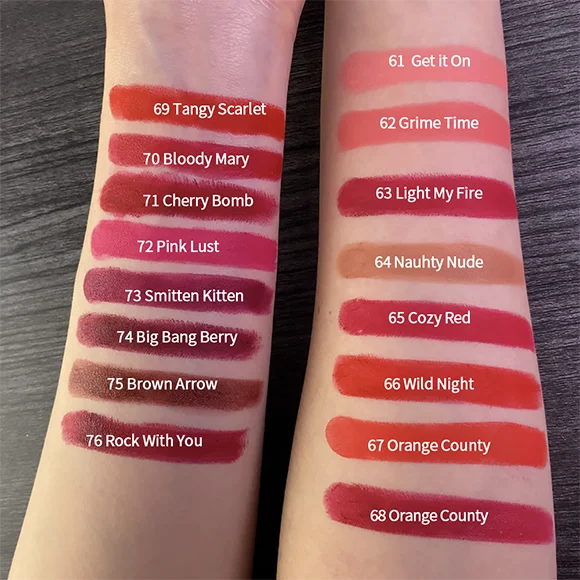 Batom CHARMACY Veludo | 16 Cores Matte de Longa Duração