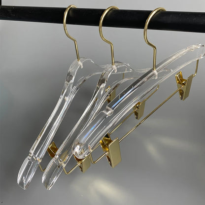 Cabide Acrílico Transparente | Design Moderno com Gancho Metálico